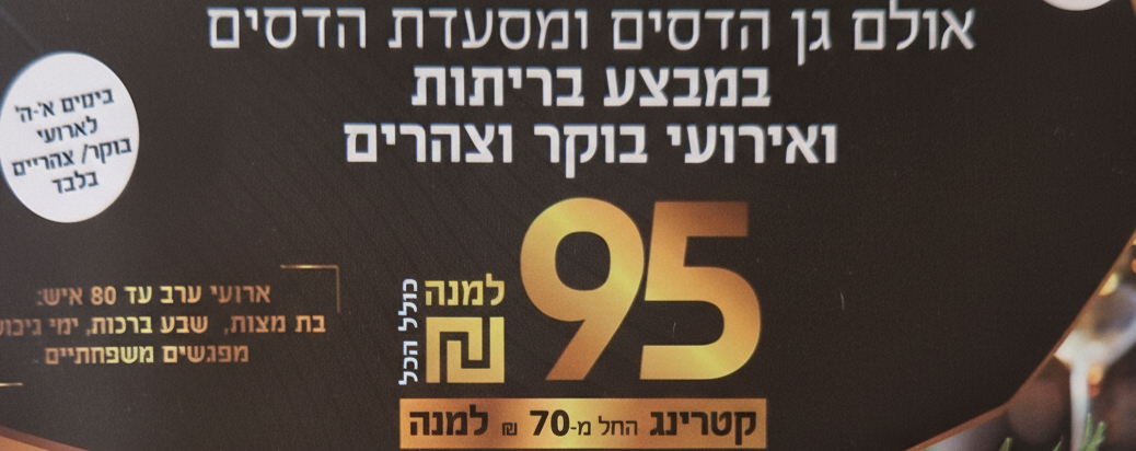 מנה לאירוע בוקר/צהריים